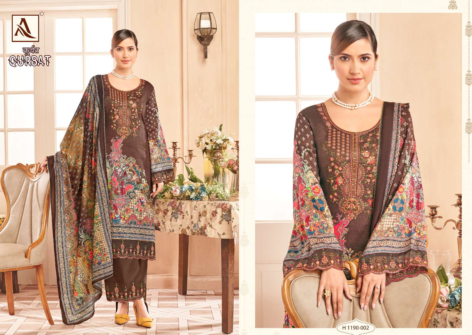 ALOK SUITS QURBAT VOL 9 