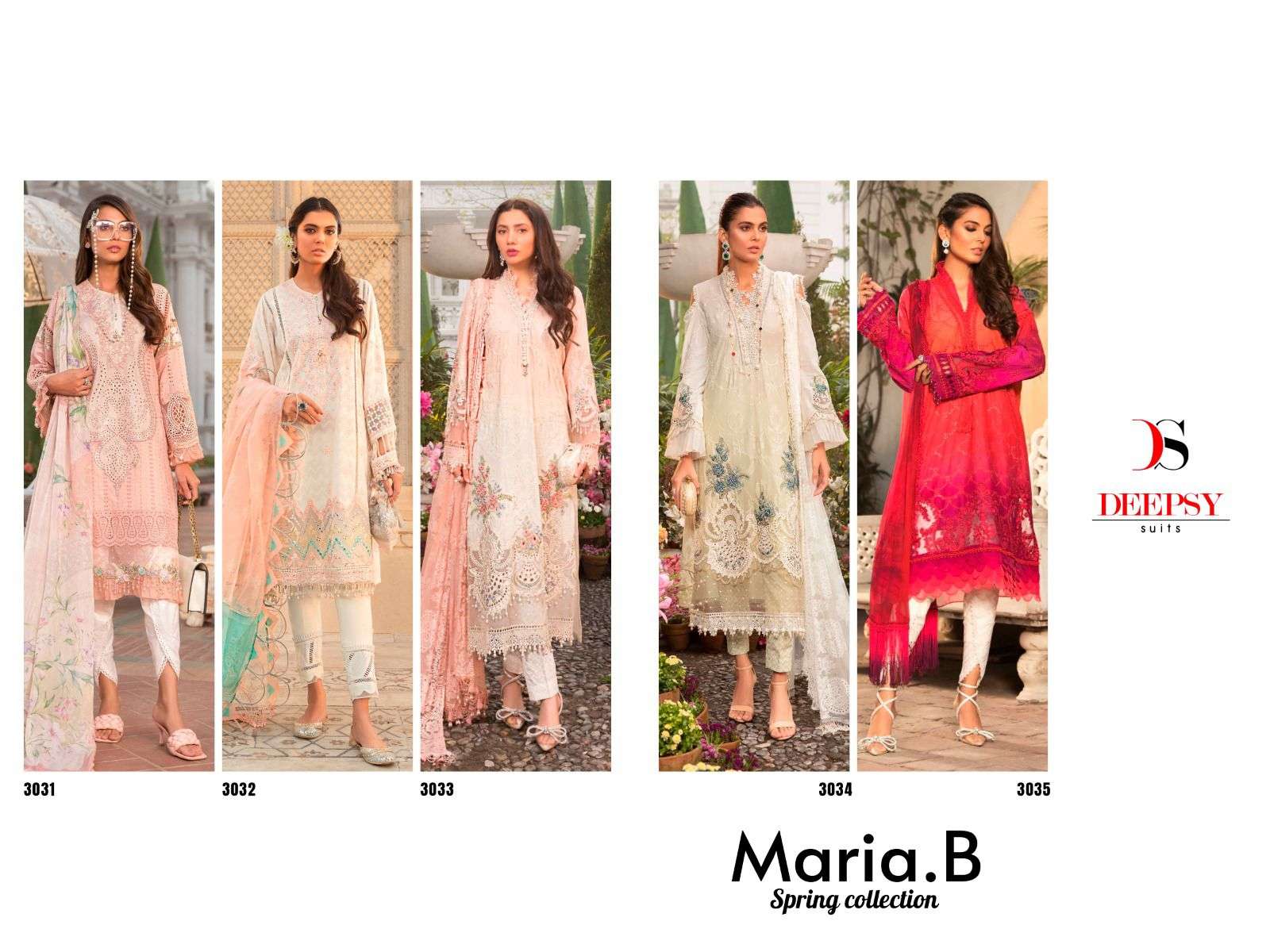  DEEPSY SUITS MARIA B SPRING COLLECTION