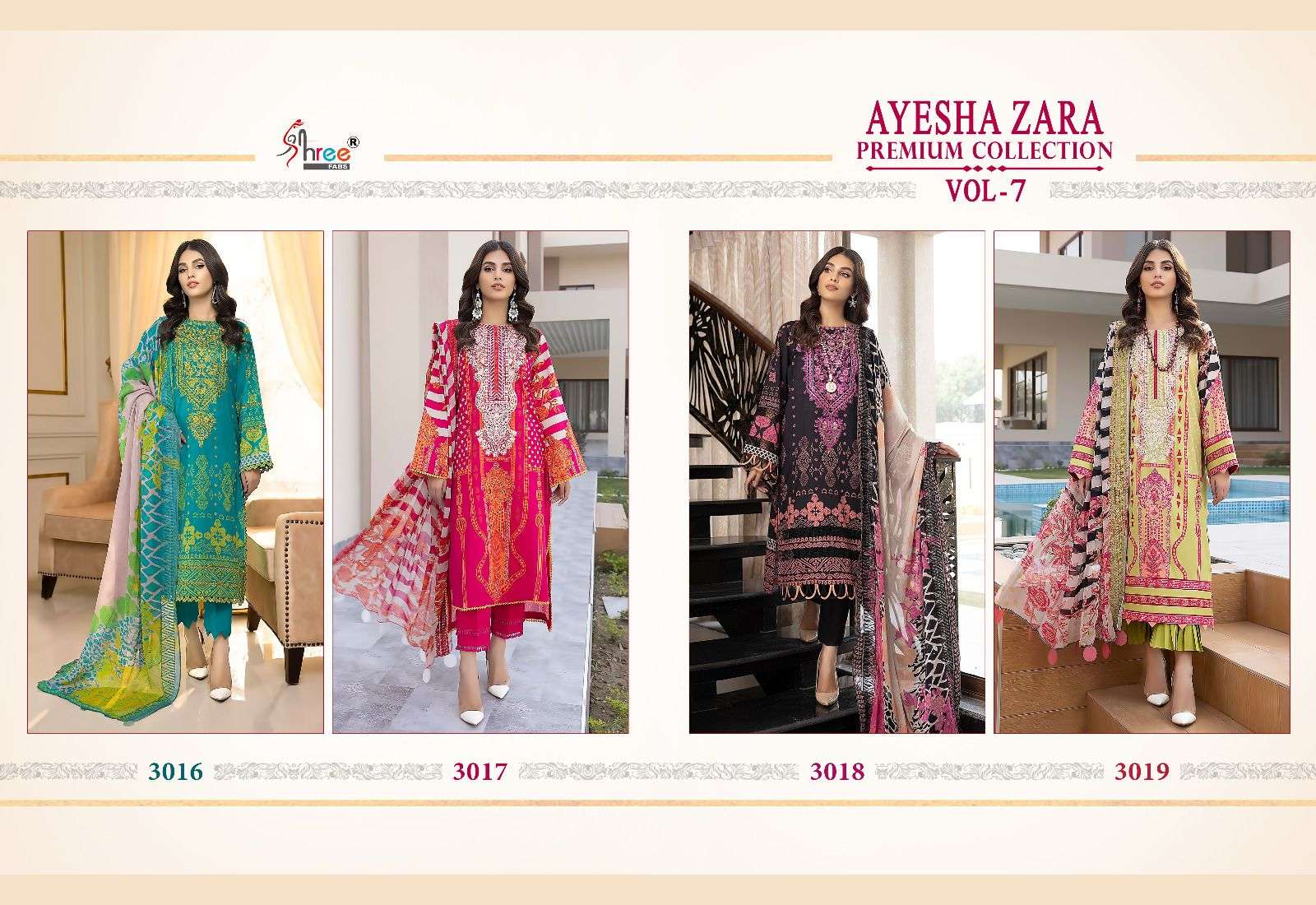 SHREE FAB AYESHA ZARA PREMIUM COLLECTION VOL 7