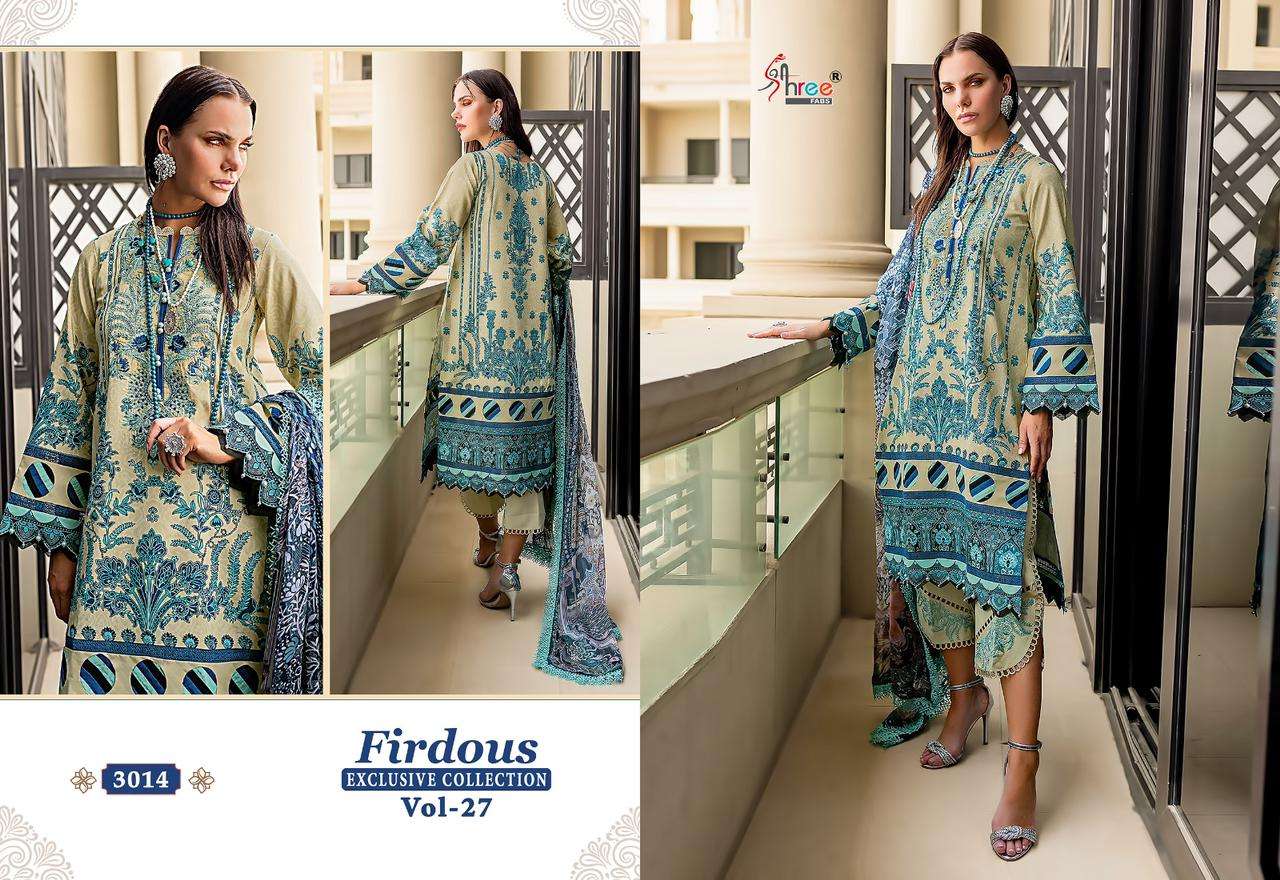 SHREE FABS FIRDOUS EXCLUSIVE COLLECTION VOL 27