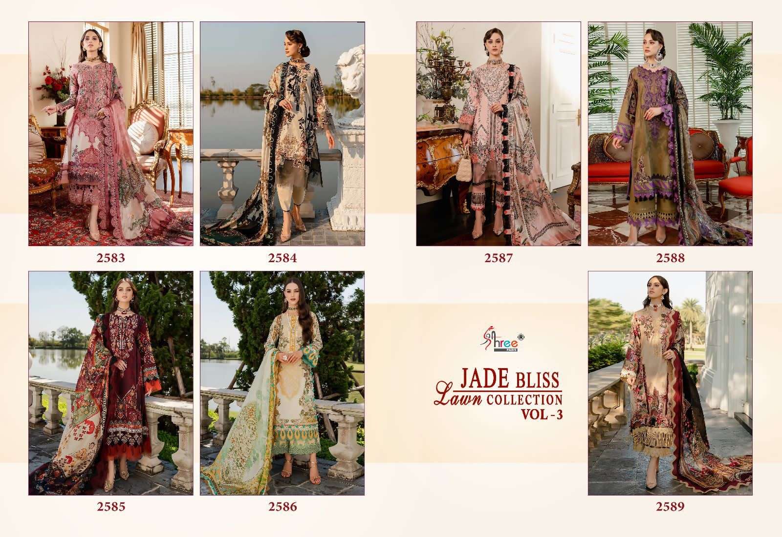 SHREE FABS JADE BLISS LAWN COLLECTION VOL 3