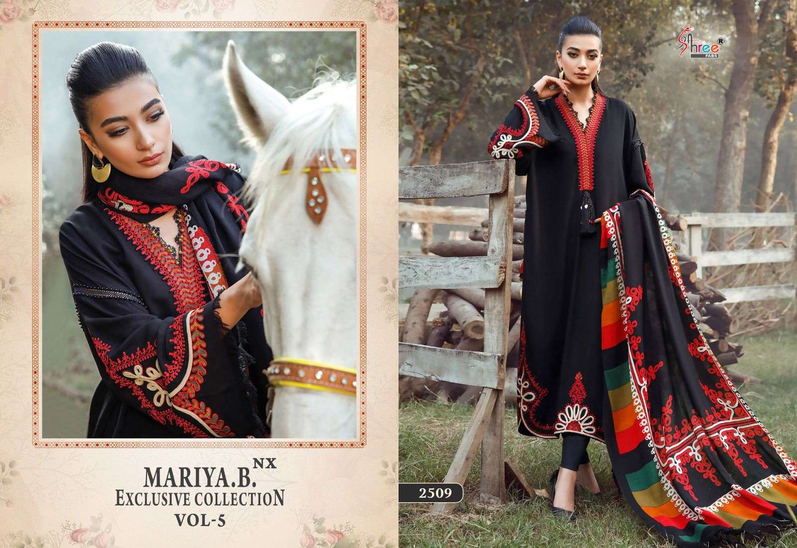 SHREE FABS MARIA B EXCLUSIVE COLLECTION VOL 5 NX 