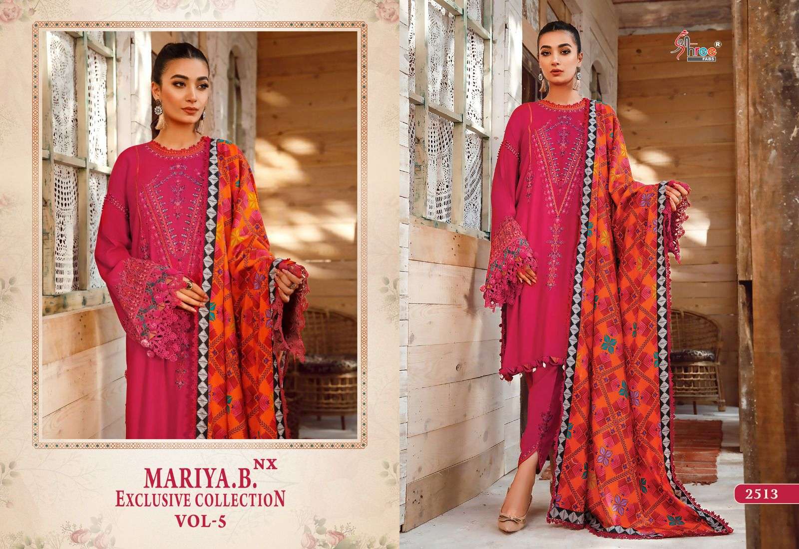 SHREE FABS MARIA B EXCLUSIVE COLLECTION VOL 5 NX 