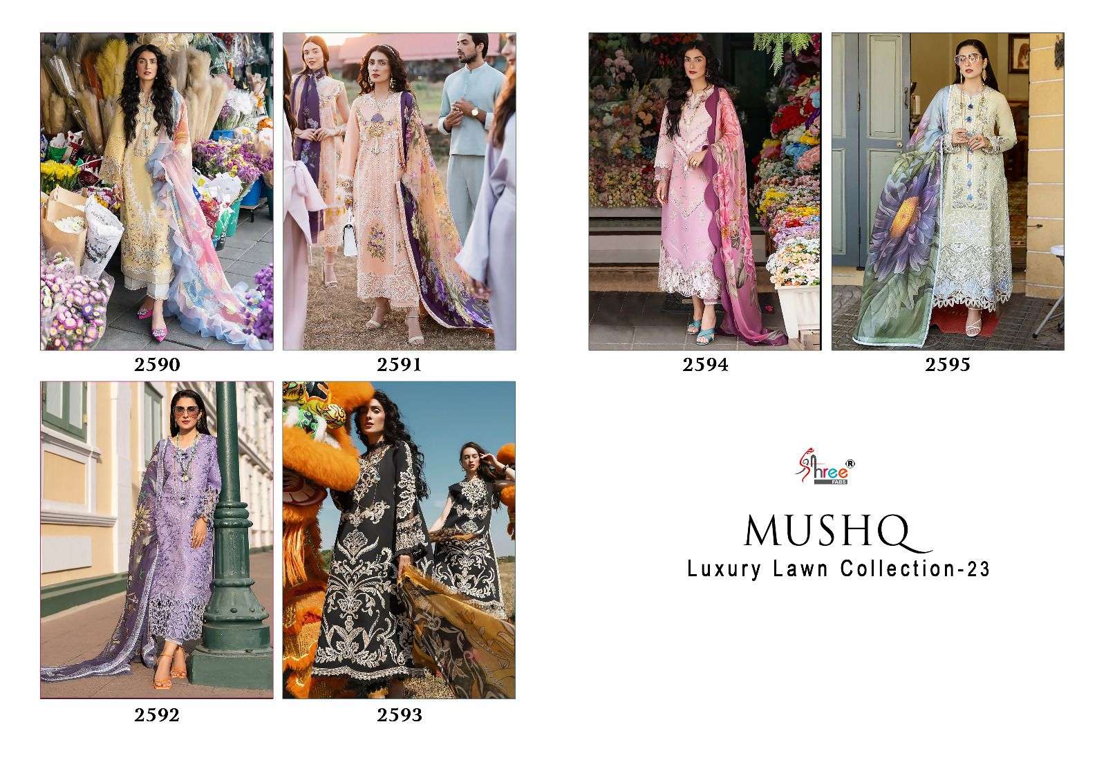 SHREE FABS MUSHQ LUXURY LAWN COLLECTION 23