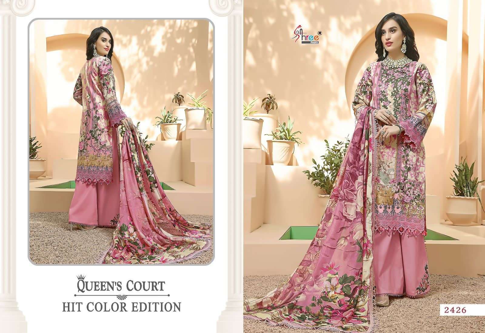 SHREE FABS QUEENS COURT HIT COLOUR EDITION 