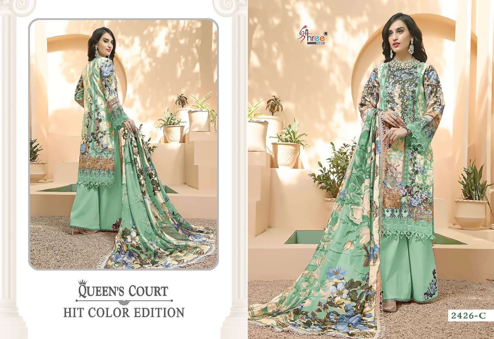 SHREE FABS QUEENS COURT HIT COLOUR EDITION 