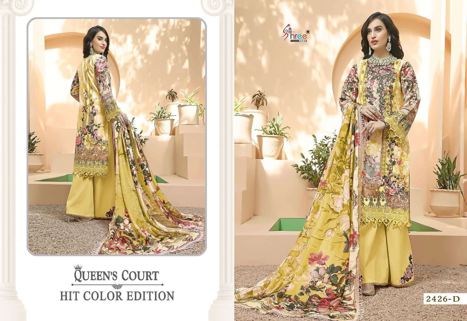 SHREE FABS QUEENS COURT HIT COLOUR EDITION 