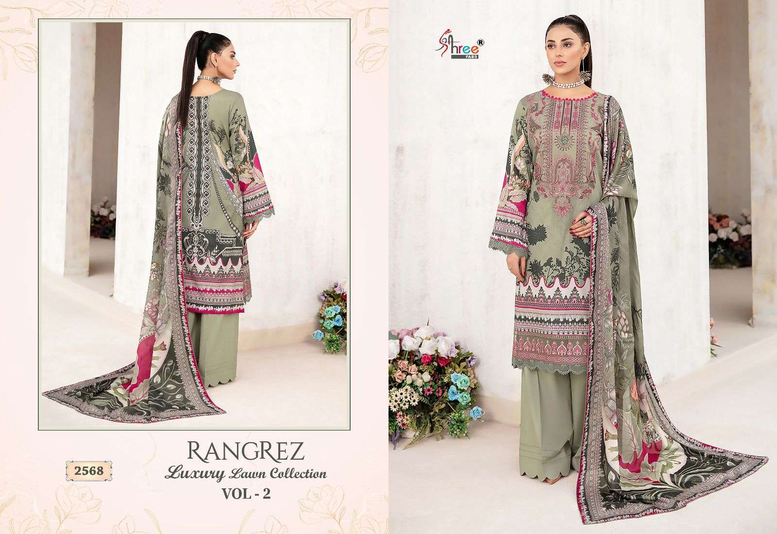 SHREE FABS RANGREZ LUXURY LAWN COLLECTION VOL 2