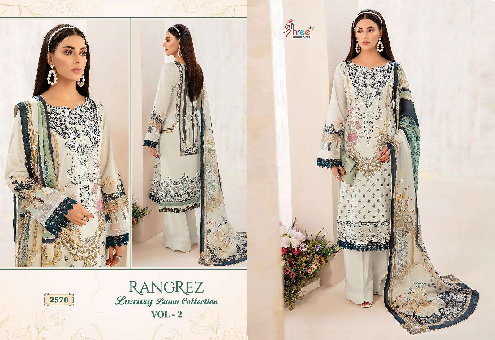 SHREE FABS RANGREZ LUXURY LAWN COLLECTION VOL 2