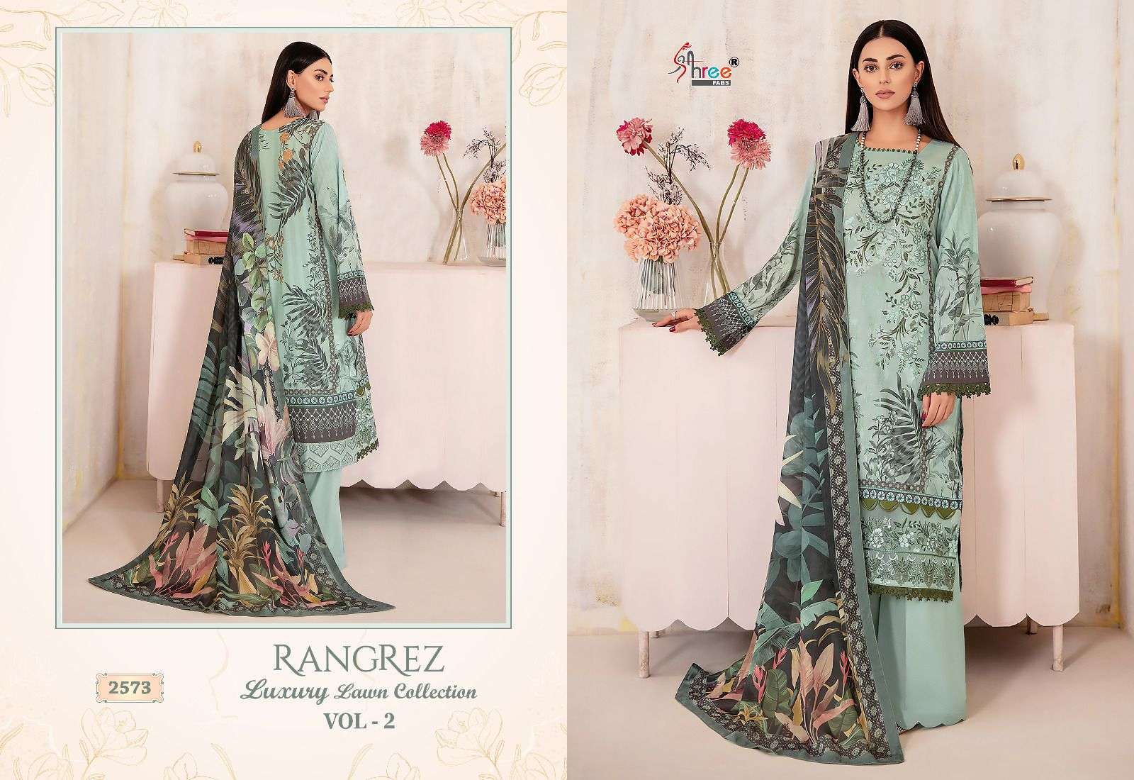 SHREE FABS RANGREZ LUXURY LAWN COLLECTION VOL 2