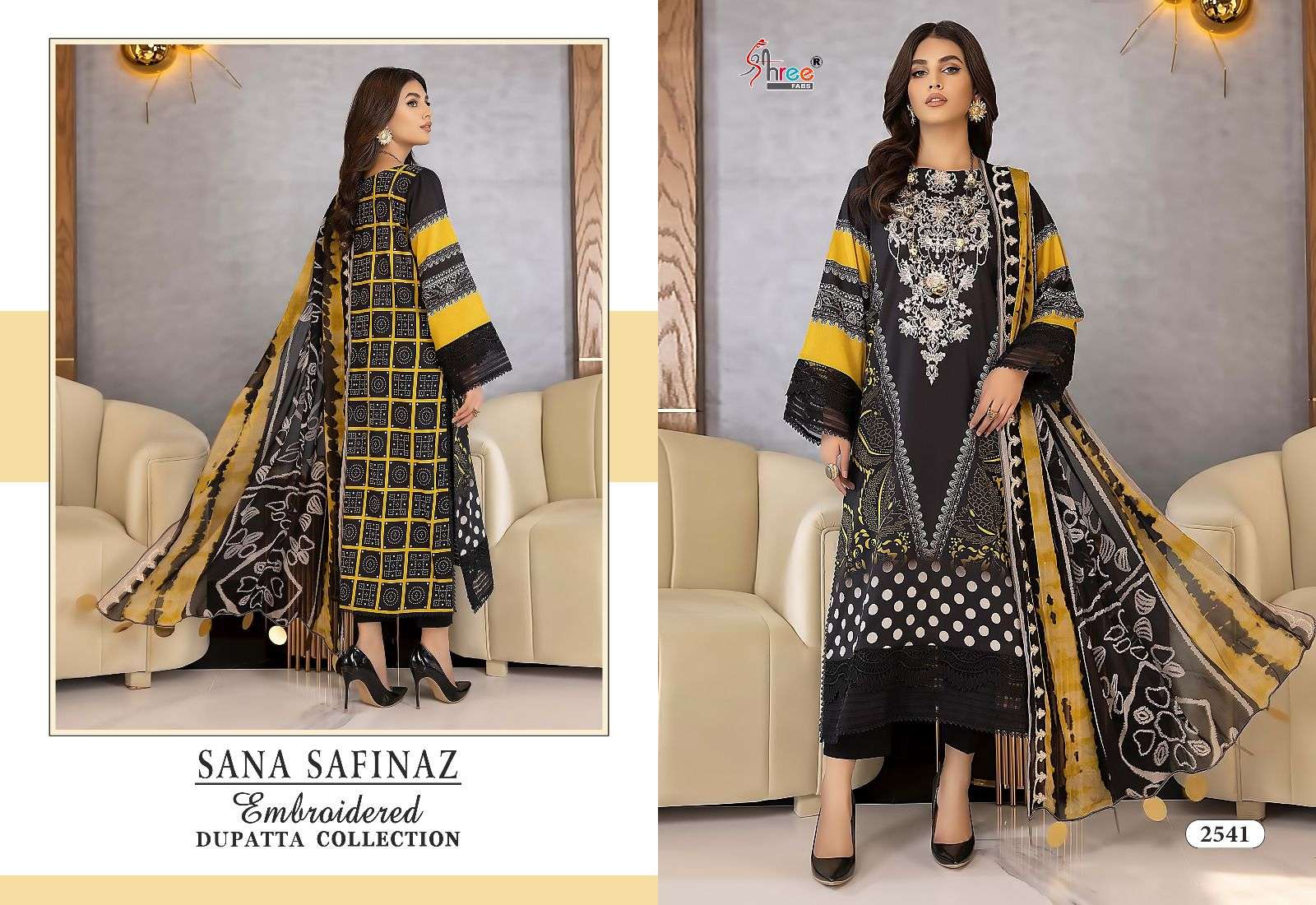 SHREE FABS SANA SAFINAZ EMBROIDERED DUPATTA COLLECTION