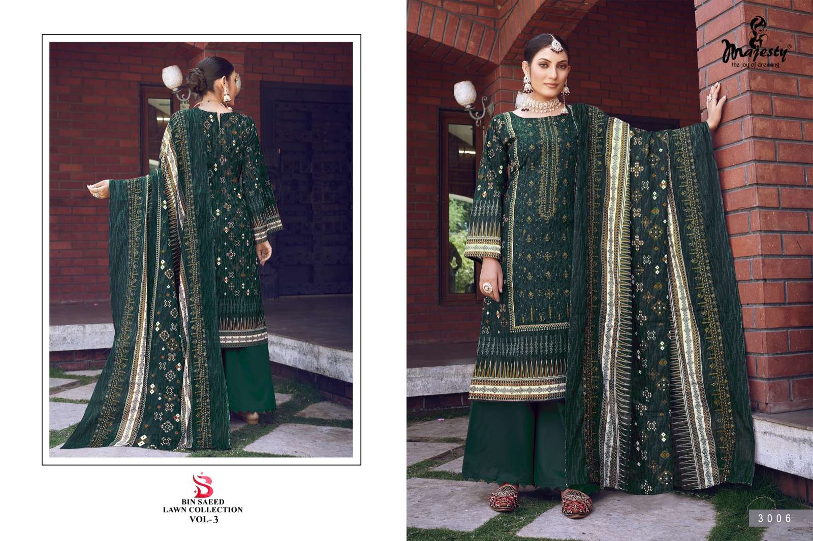 MAJESTY BIN SAEED LAWN COLLECTION VOL 3 