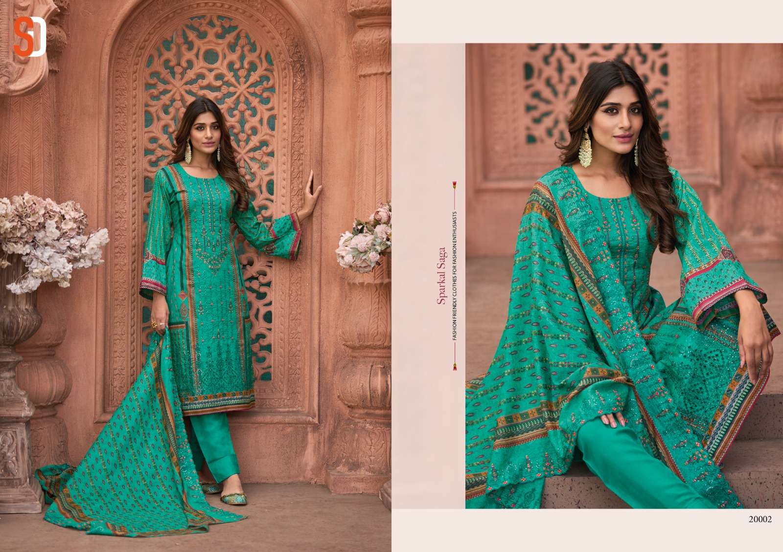 SHARADDHA DESIGNER BIN SAEED LAWN COLLECTION VOL 2 