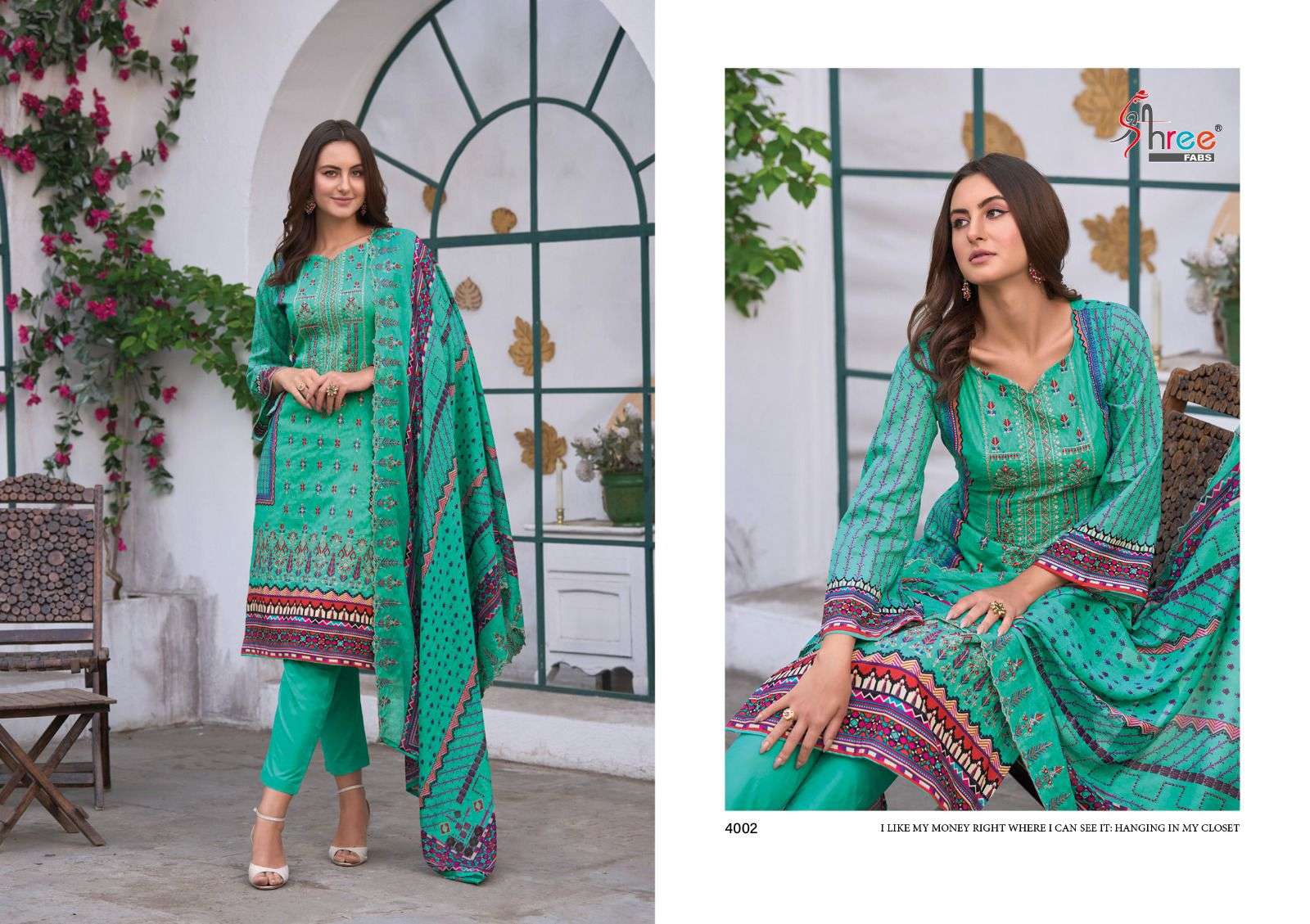 SHREE FABS BIN SAEED LAWN COLLECTION VOL 4