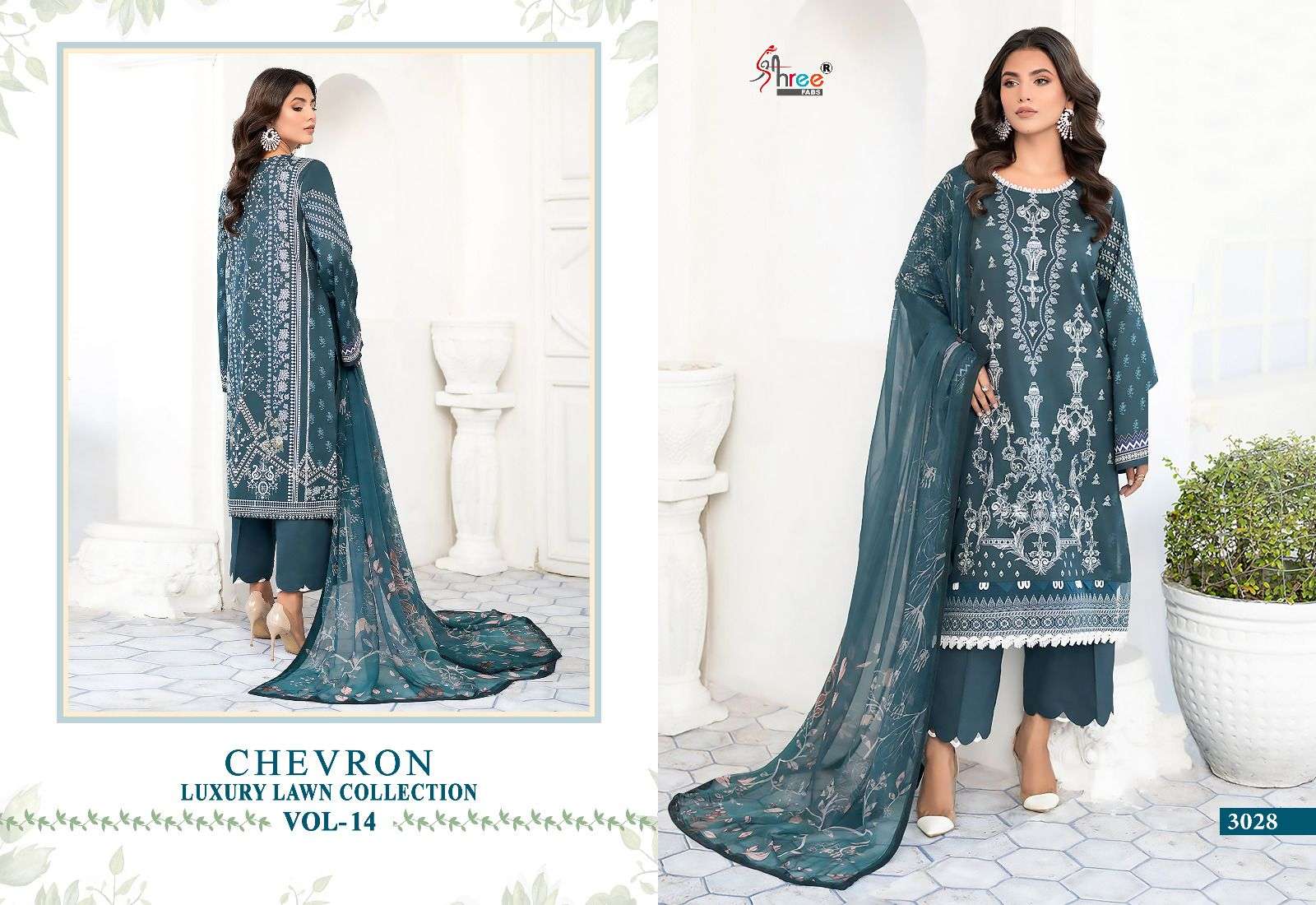 SHREE FABS CHEVRON LUXURY LAWN COLLECTION VOL 14 