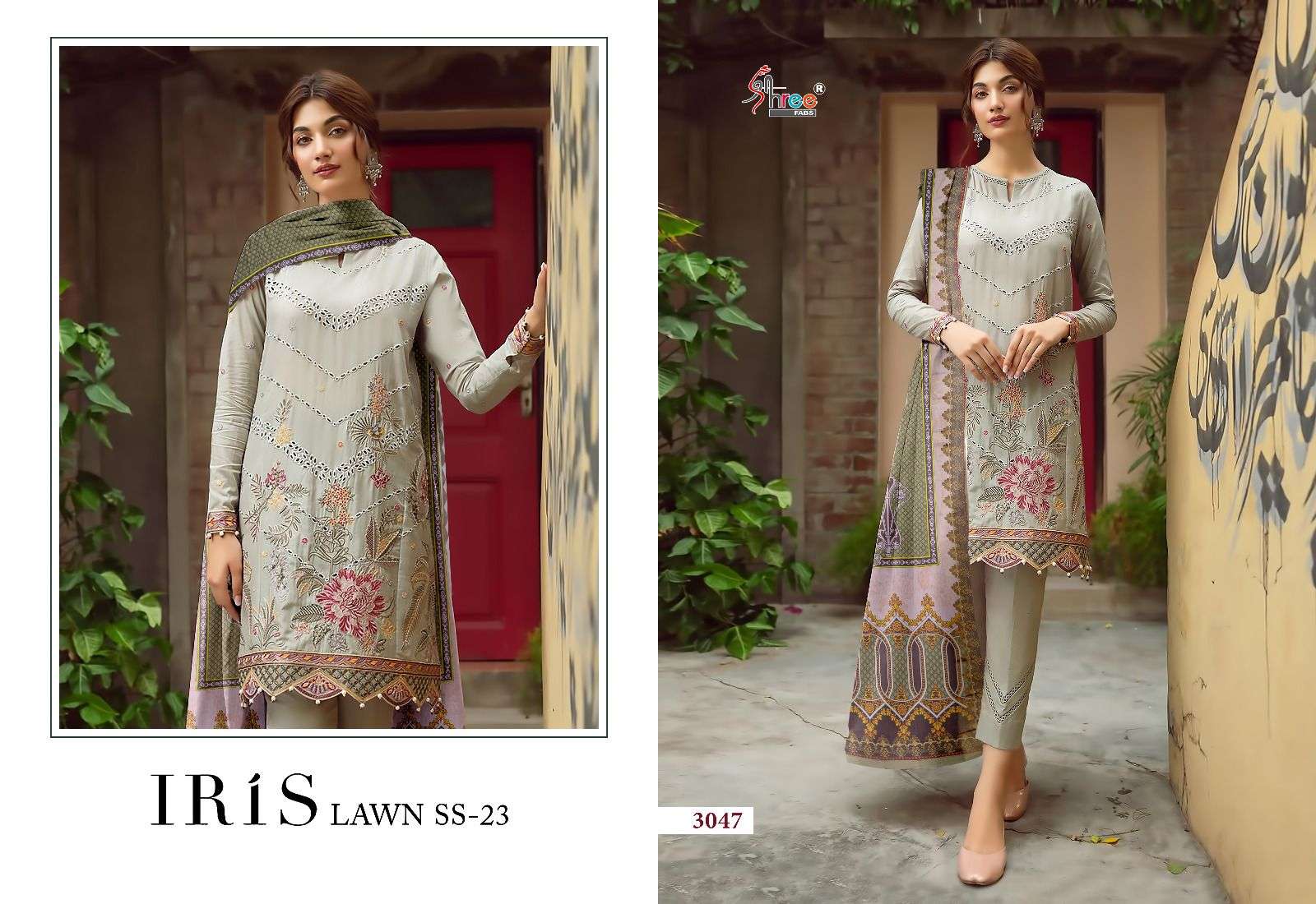 SHREE FABS IRIS LAWN SS 23