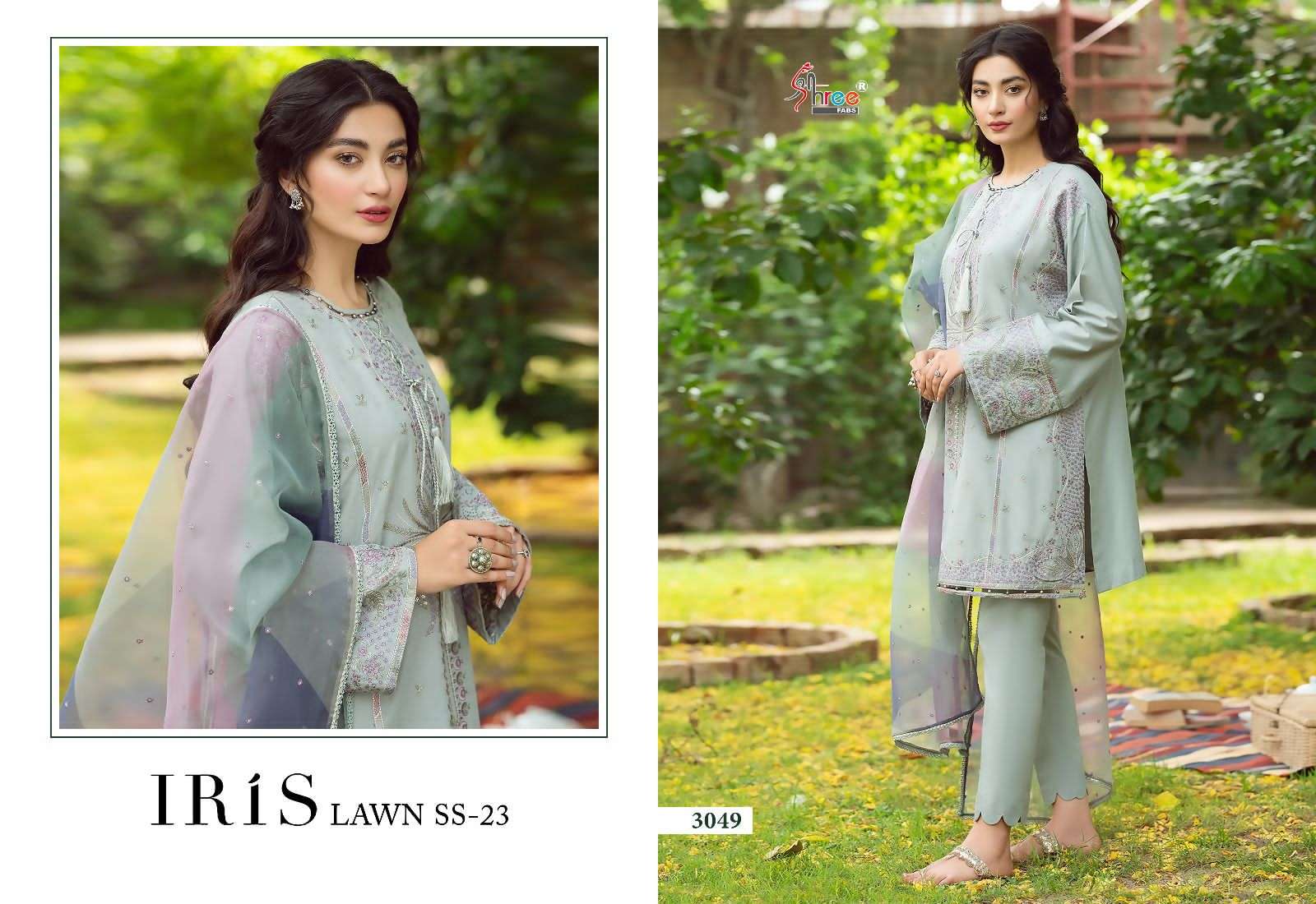 SHREE FABS IRIS LAWN SS 23