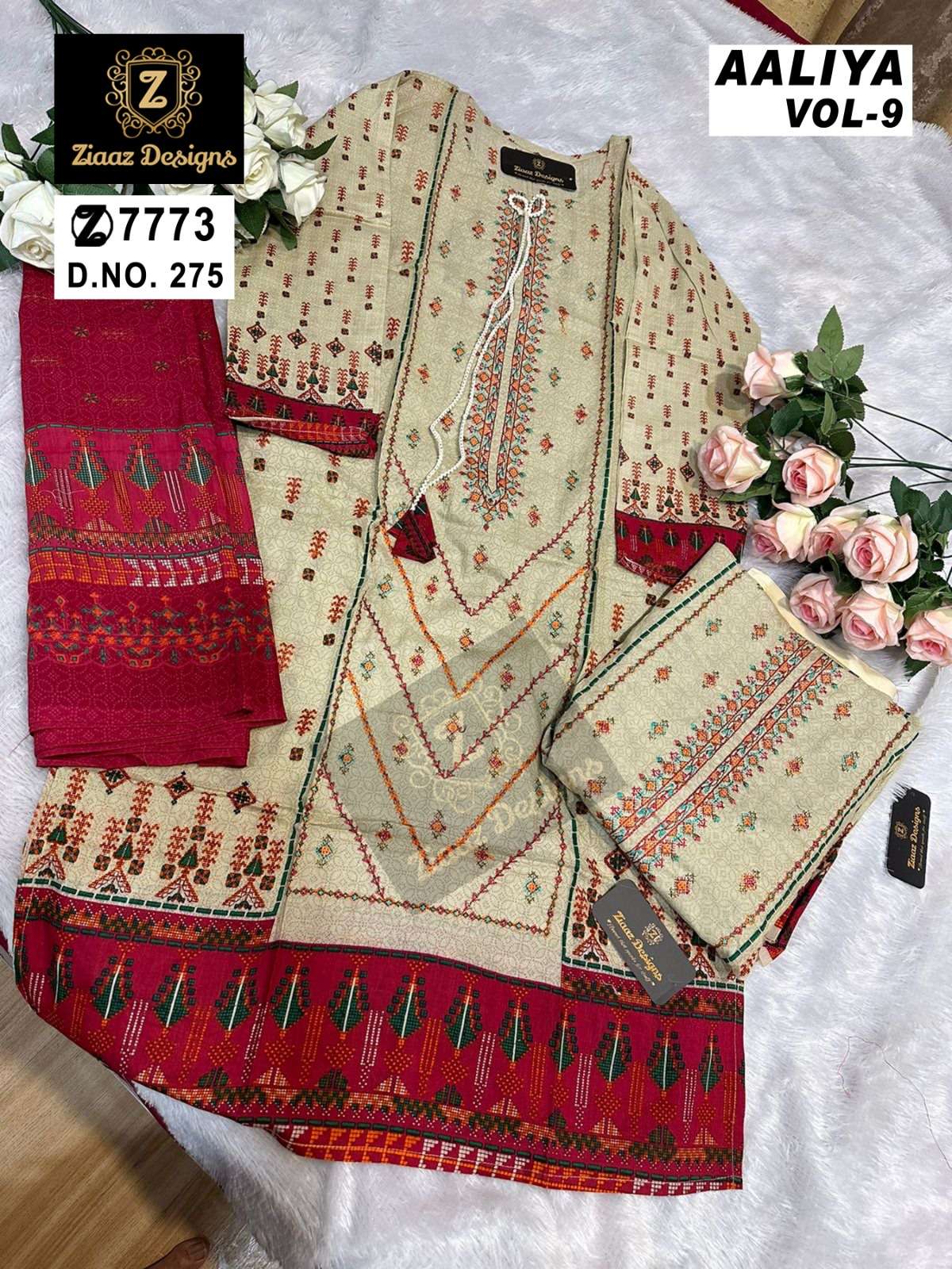 ZIAAZ DESIGNS AALIYA VOL 9