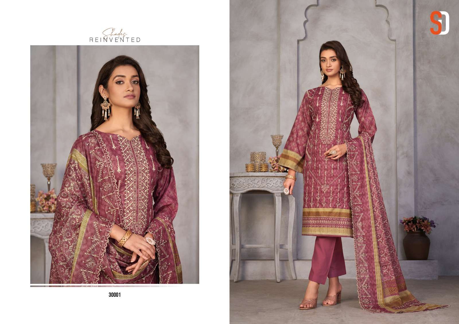 SHARADDHA DESIGNER BIN SAEED LAWN COLLECTION VOL 3