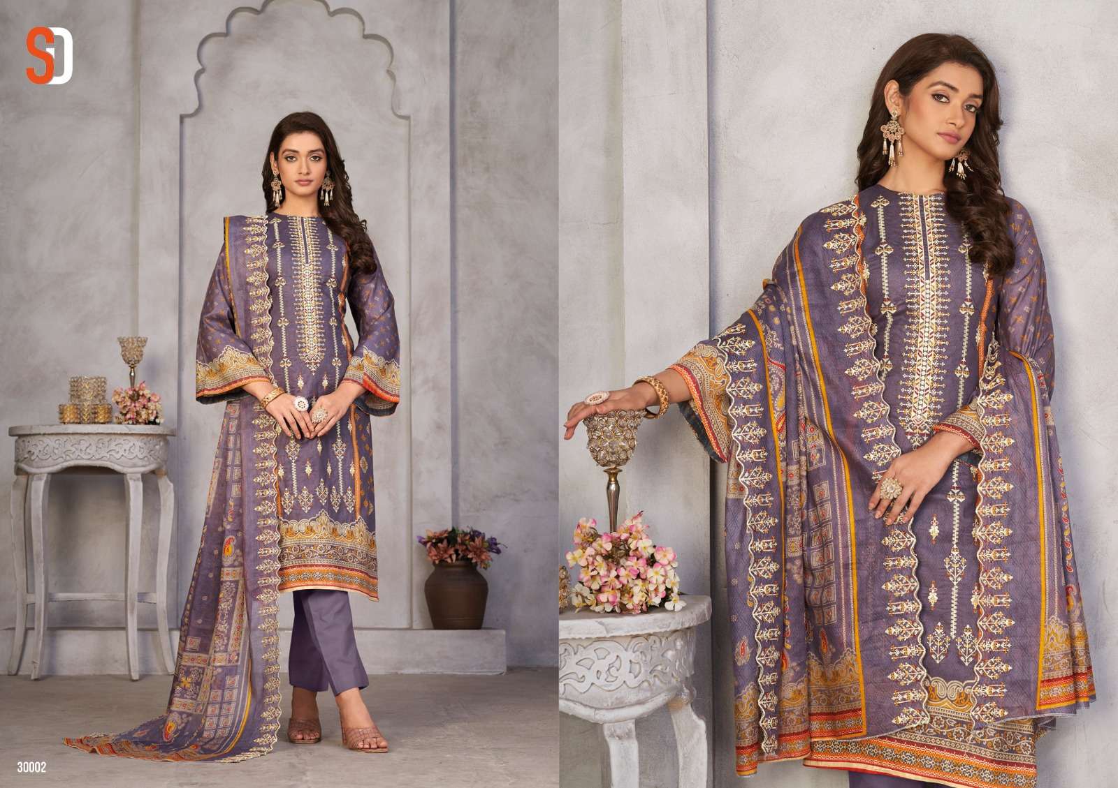 SHARADDHA DESIGNER BIN SAEED LAWN COLLECTION VOL 3