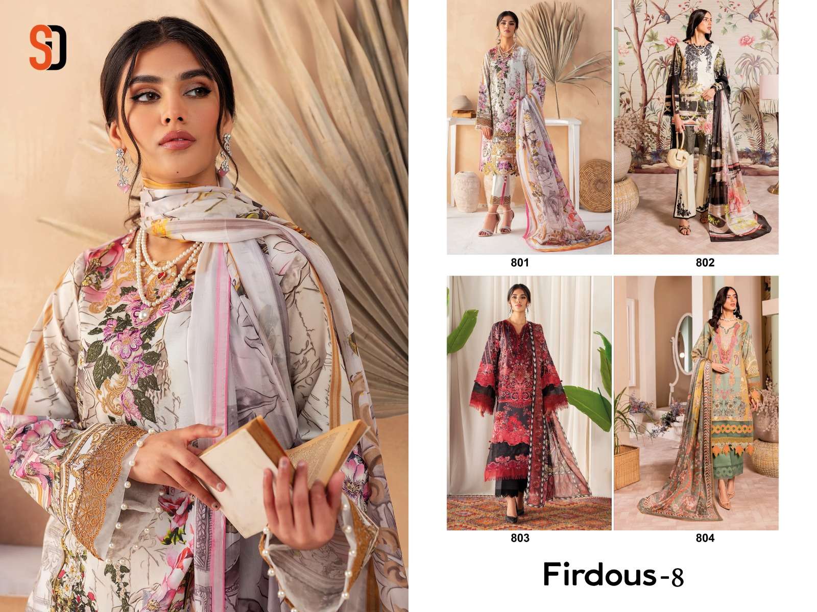 SHARADDHA DESIGNER FIRDOUS VOL 8