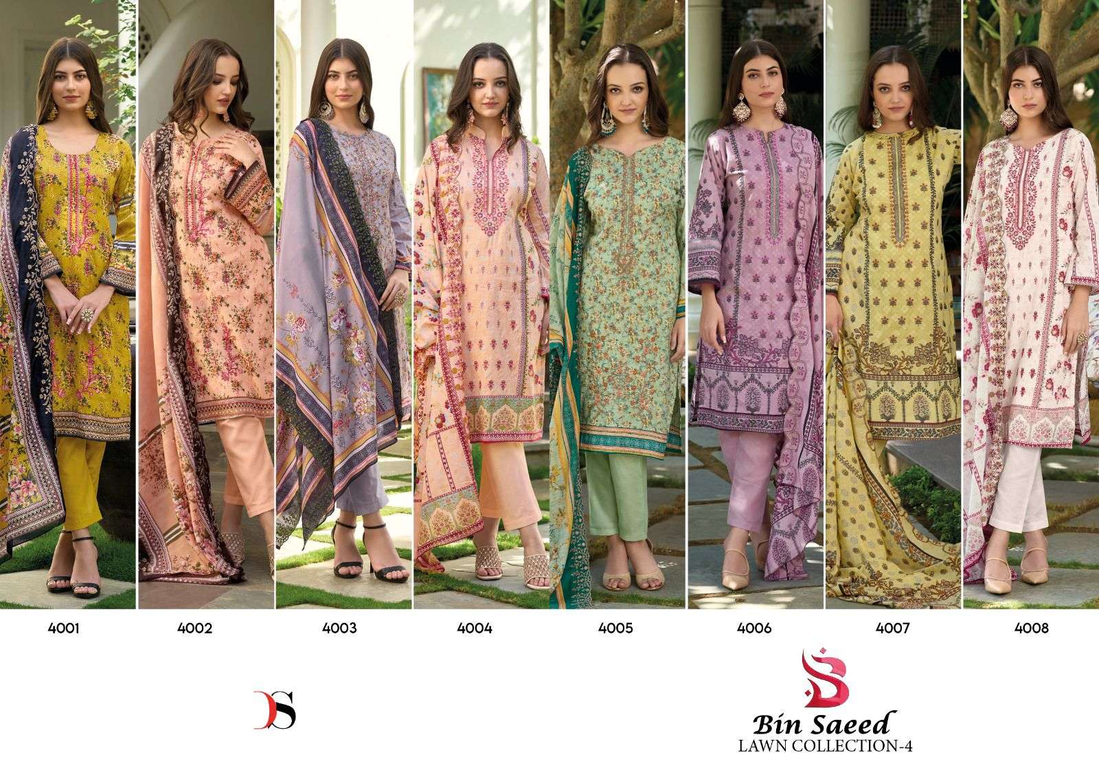 DEEPSY SUITS BIN SAEED LAWN COLLECTION VOL 4