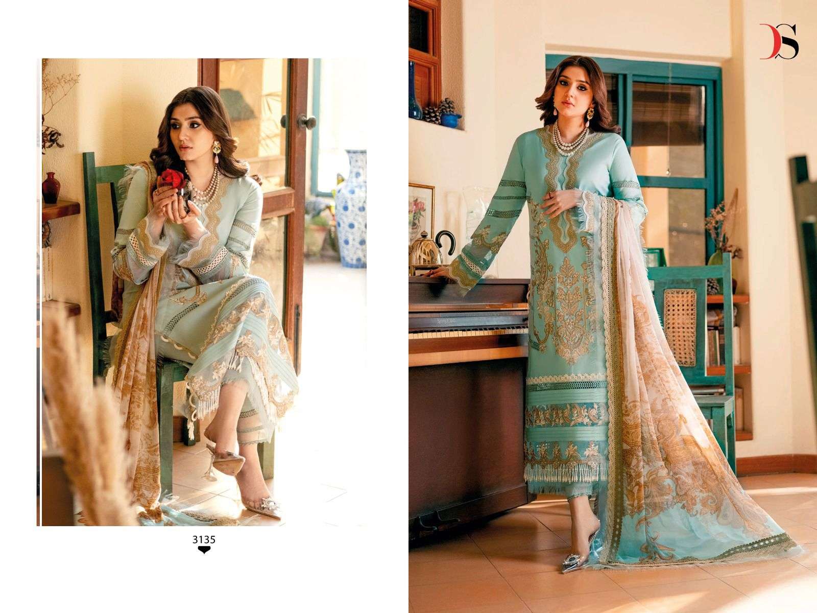 DEEPSY SUITS FIRDOUS OMBRE EMBROIDERED VOL 2 SUPER NX 