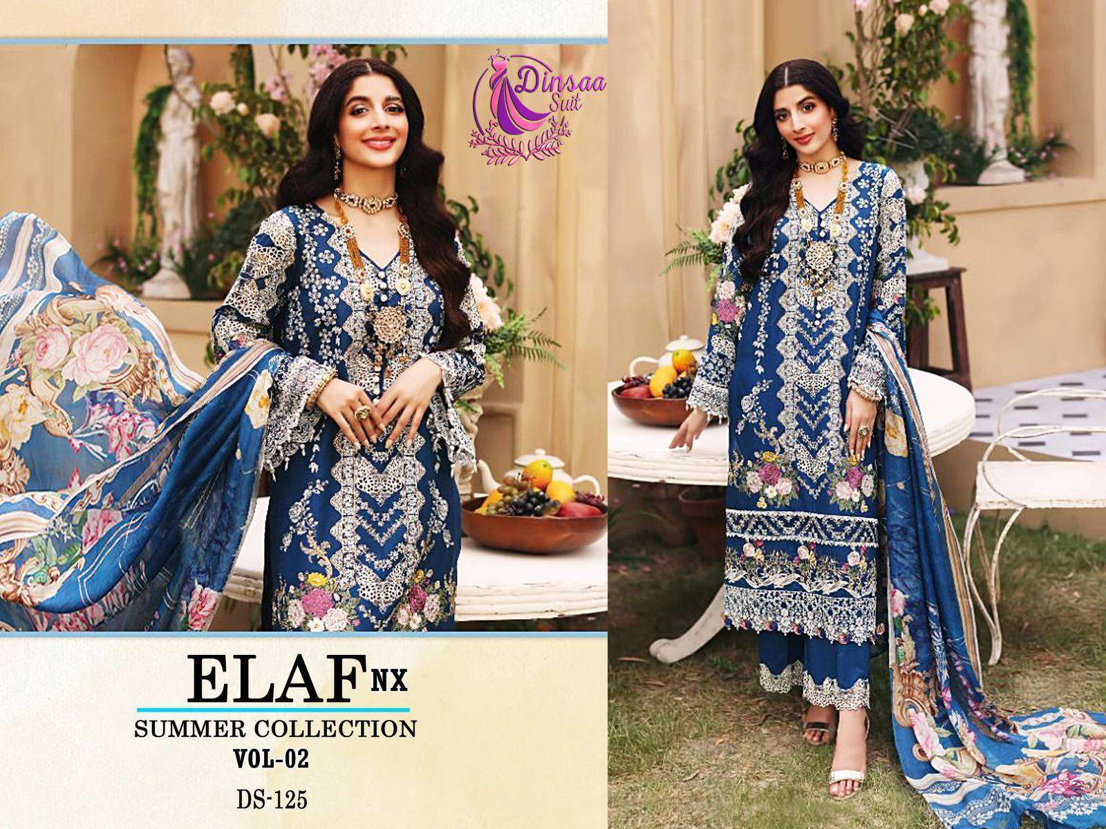 DINSAA SUIT ELAF SUMMER COLLECTION VOL 2 NX 