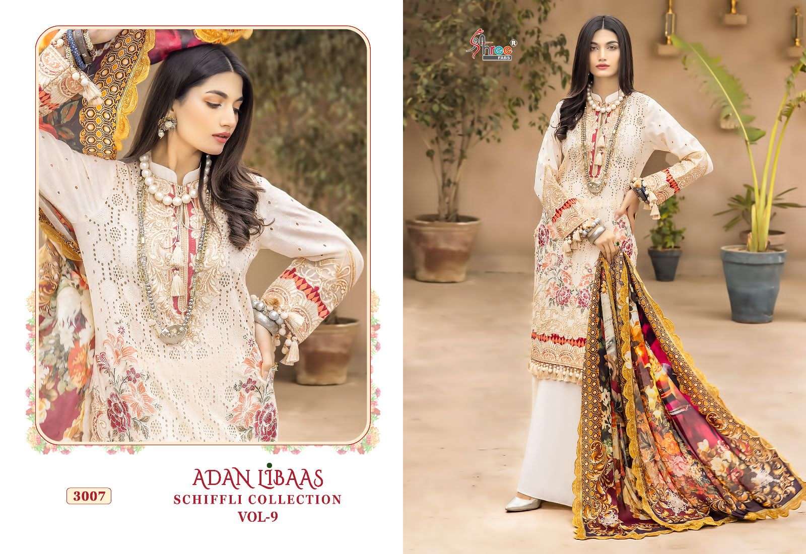 SHREE FABS ADAN LIBAAS SCHIFFLI COLLECTION VOL 9 