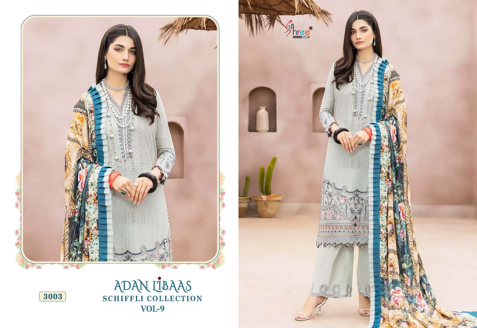 SHREE FABS ADAN LIBAAS SCHIFFLI COLLECTION VOL 9 