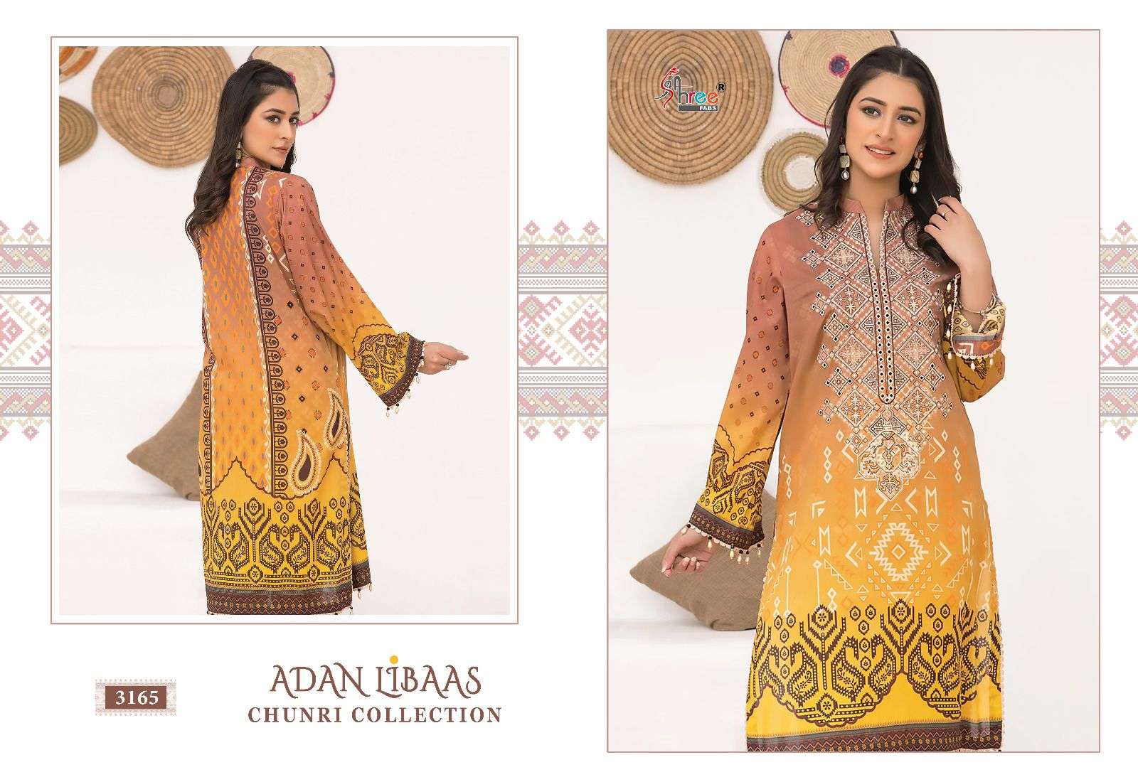 SHREE FABS ADAN LIBAS CHUNRI COLLECTION