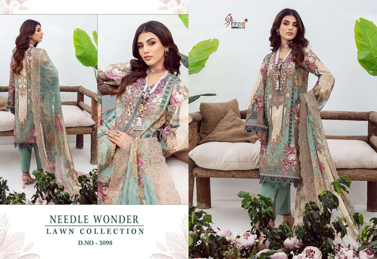 SHREE FABS NEEDLE WONDER LAWN COLLECTION