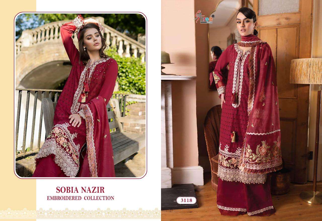 SHREE FABS SOBIA NAZIR EMBROIDERED COLLECTION