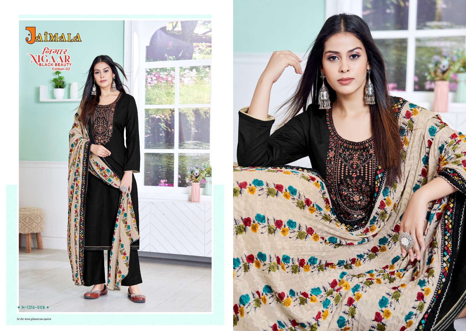 ALOK SUITS JAIMALA NIGAAR BLACK BEAUTY EDITION VOL 2 