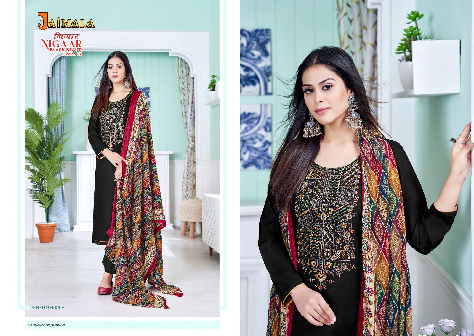 ALOK SUITS JAIMALA NIGAAR BLACK BEAUTY EDITION VOL 2 