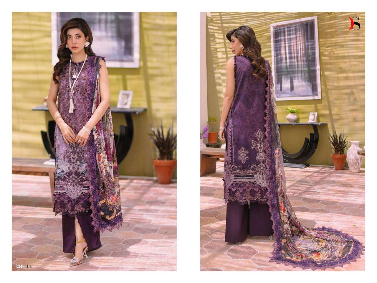 DEEPSY SUITS FIRDOUS BLISS LAWN 23