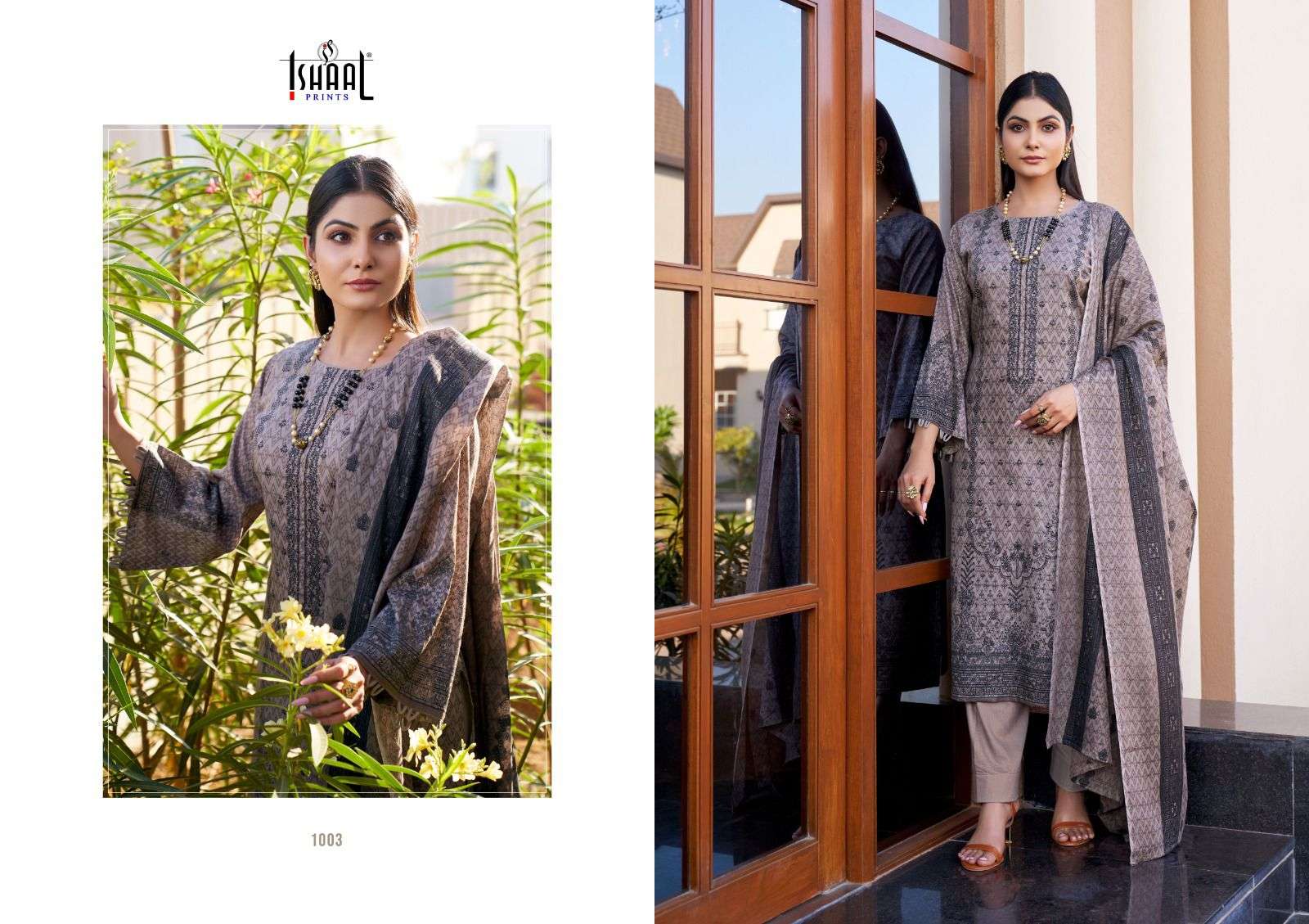 ISHAAL PRINTS EMBROIDERED LAWN COMBO
