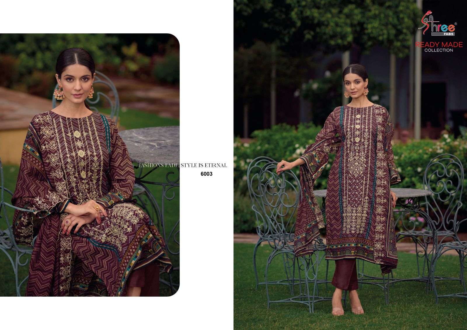SHREE FABS BIN SAEED LAWN COLLECTION VOL 6 READY MADE COLLECTION