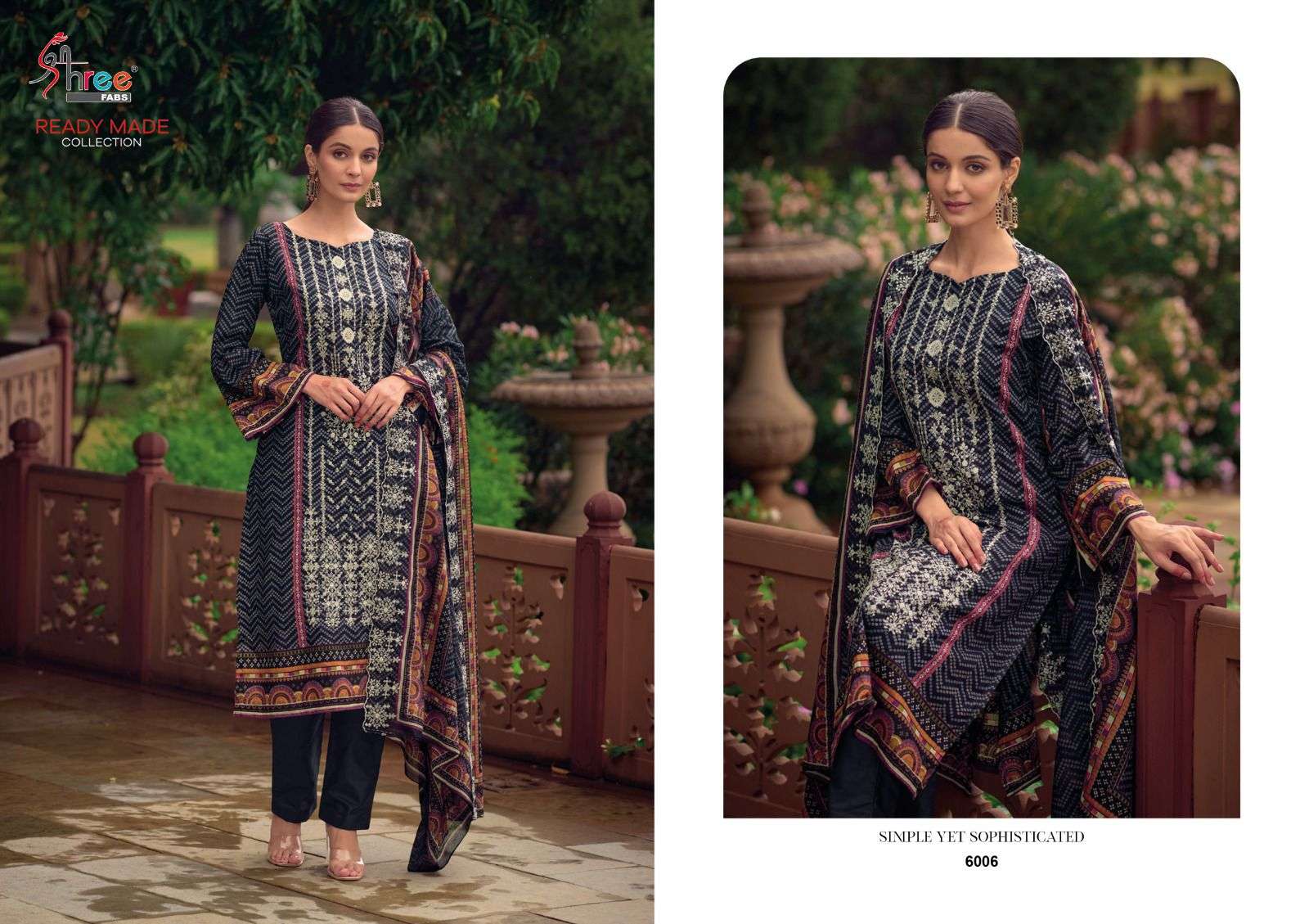 SHREE FABS BIN SAEED LAWN COLLECTION VOL 6 READY MADE COLLECTION