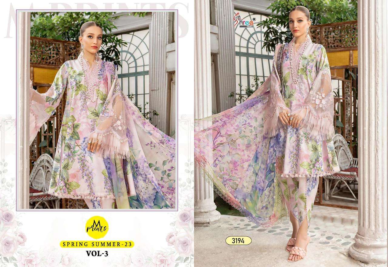 SHREE FABS M PRINT SPRING SUMMER 23 VOL 3