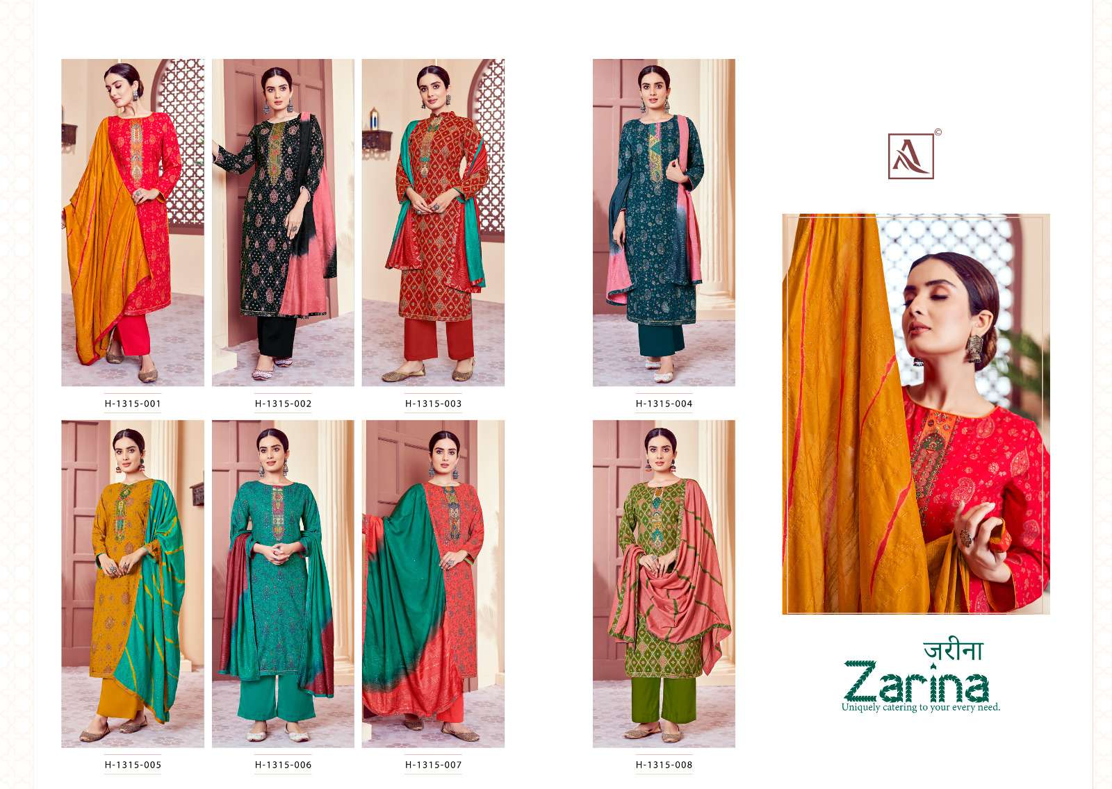 ALOK SUITS ZARINA