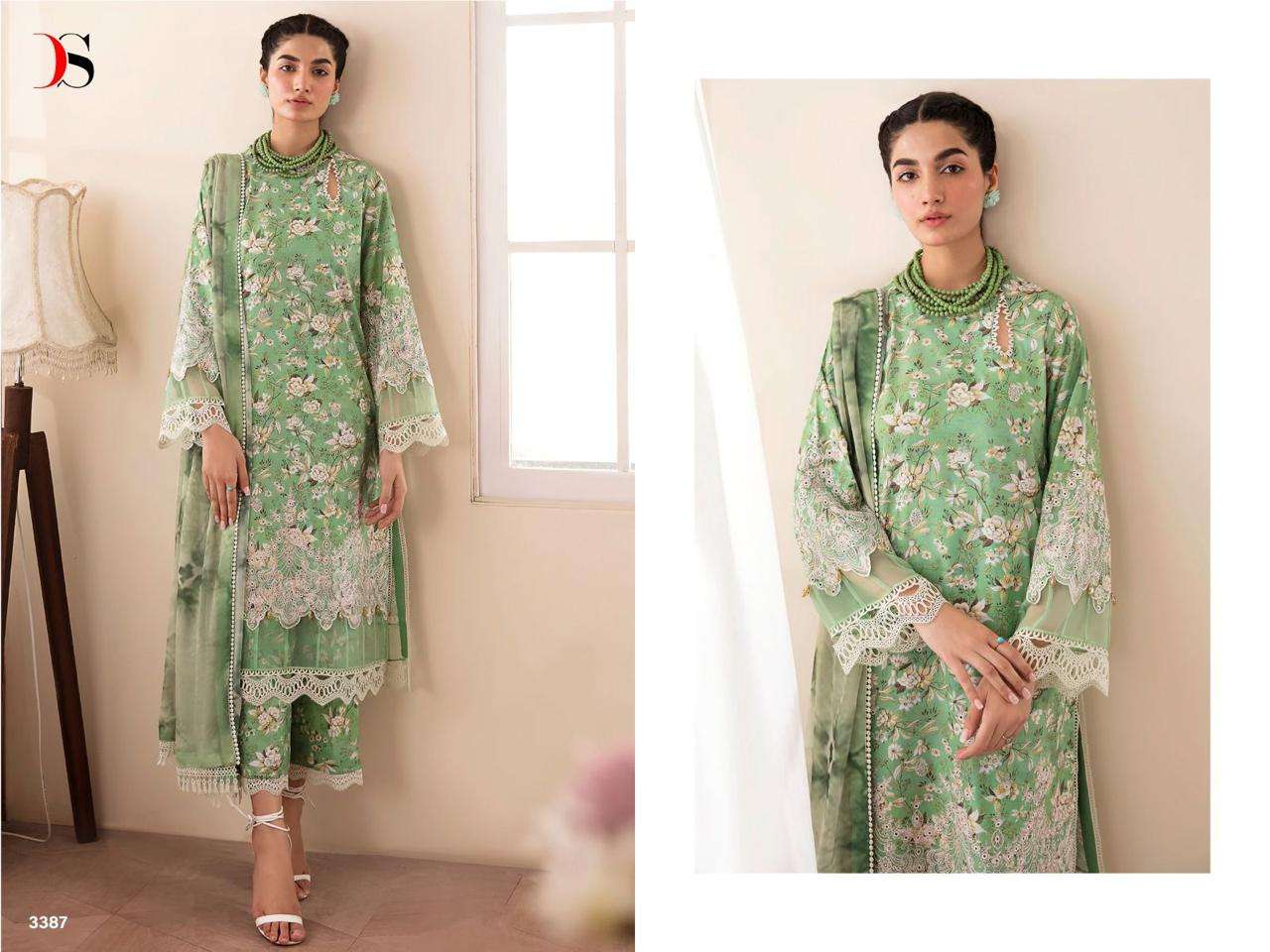 DEEPSY SUITS AFREOZEH CHIKANKARI LAWN 23