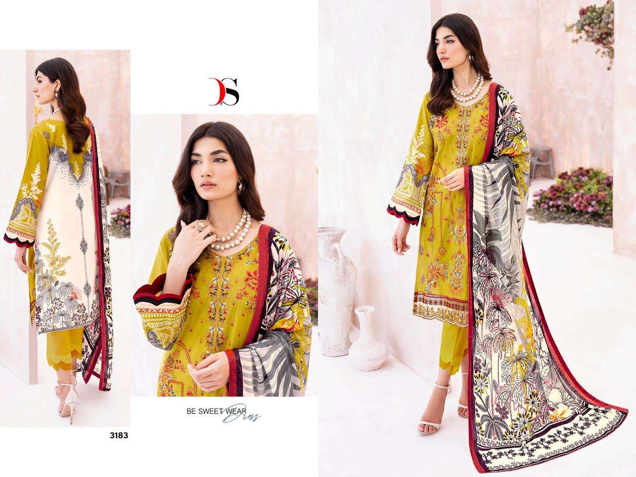 DEEPSY SUITS CHEVERON LAWN VOL 8