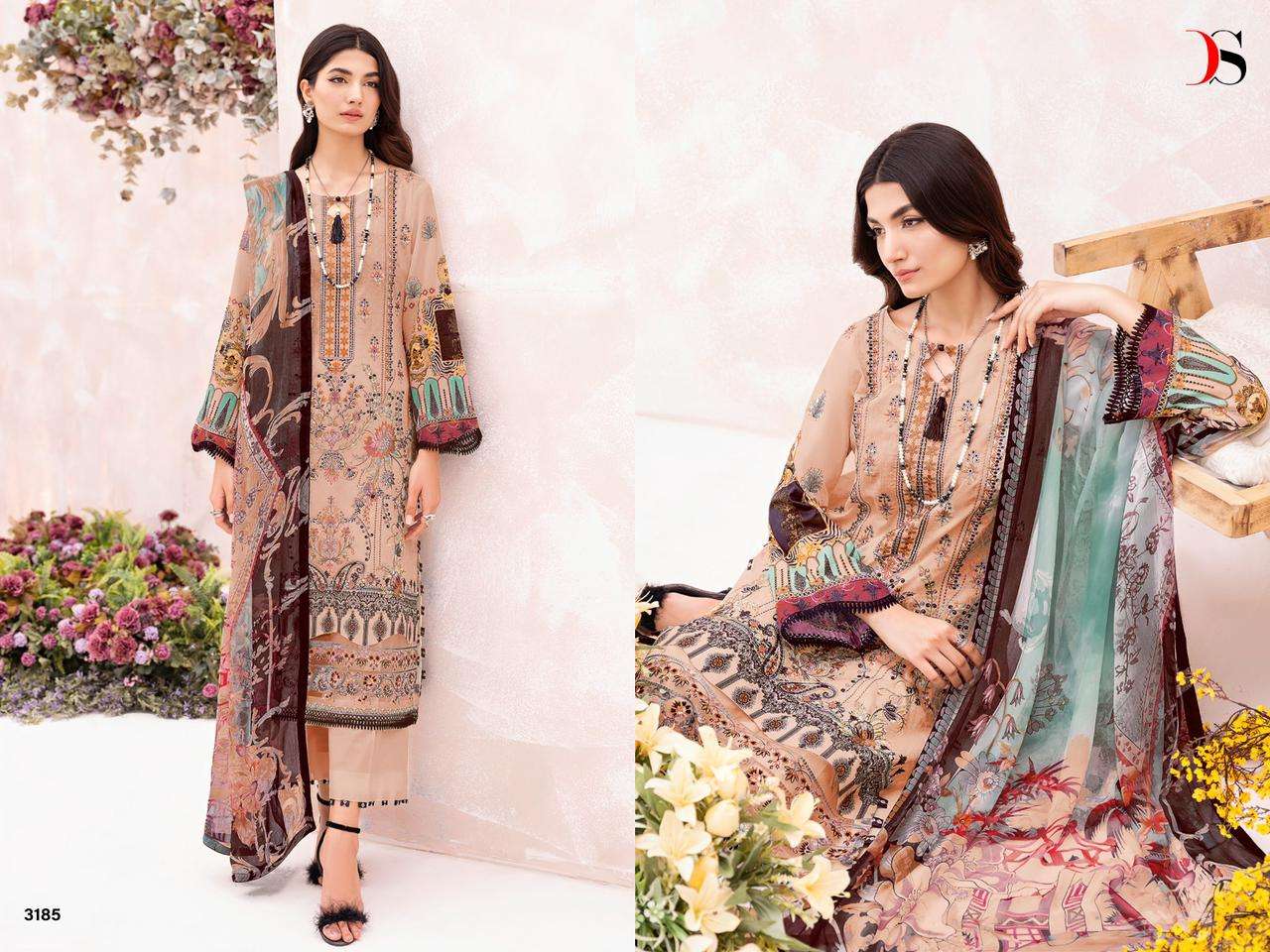 DEEPSY SUITS CHEVERON LAWN VOL 8