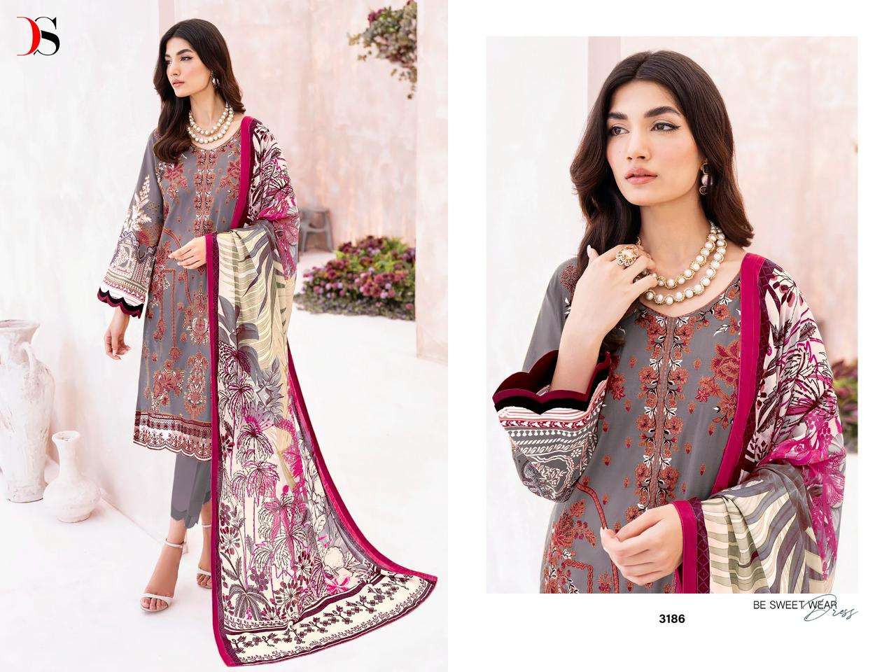 DEEPSY SUITS CHEVERON LAWN VOL 8