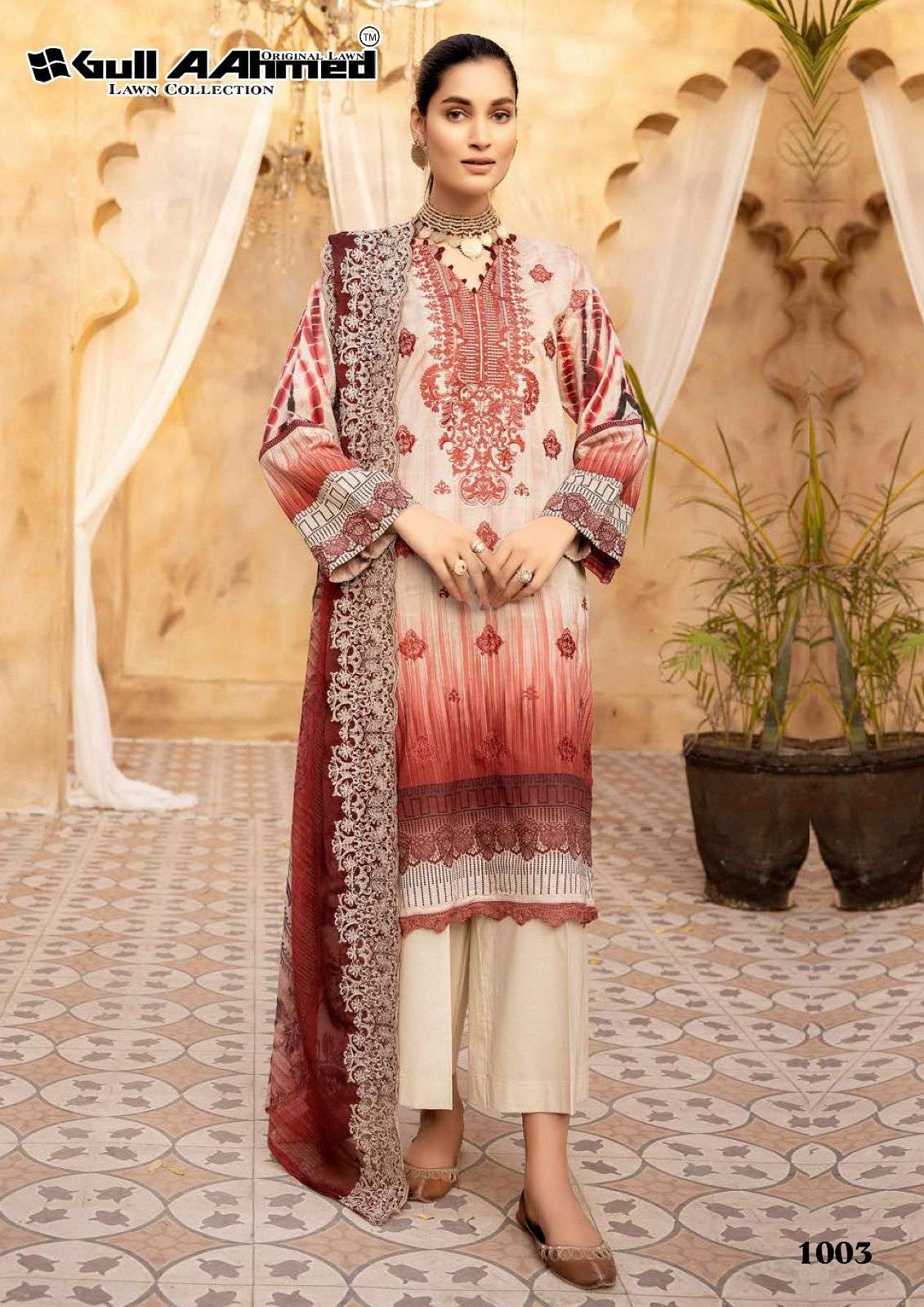 GULL AAHMED ZARQASH EMBROIDERED LAWN COLLECTION