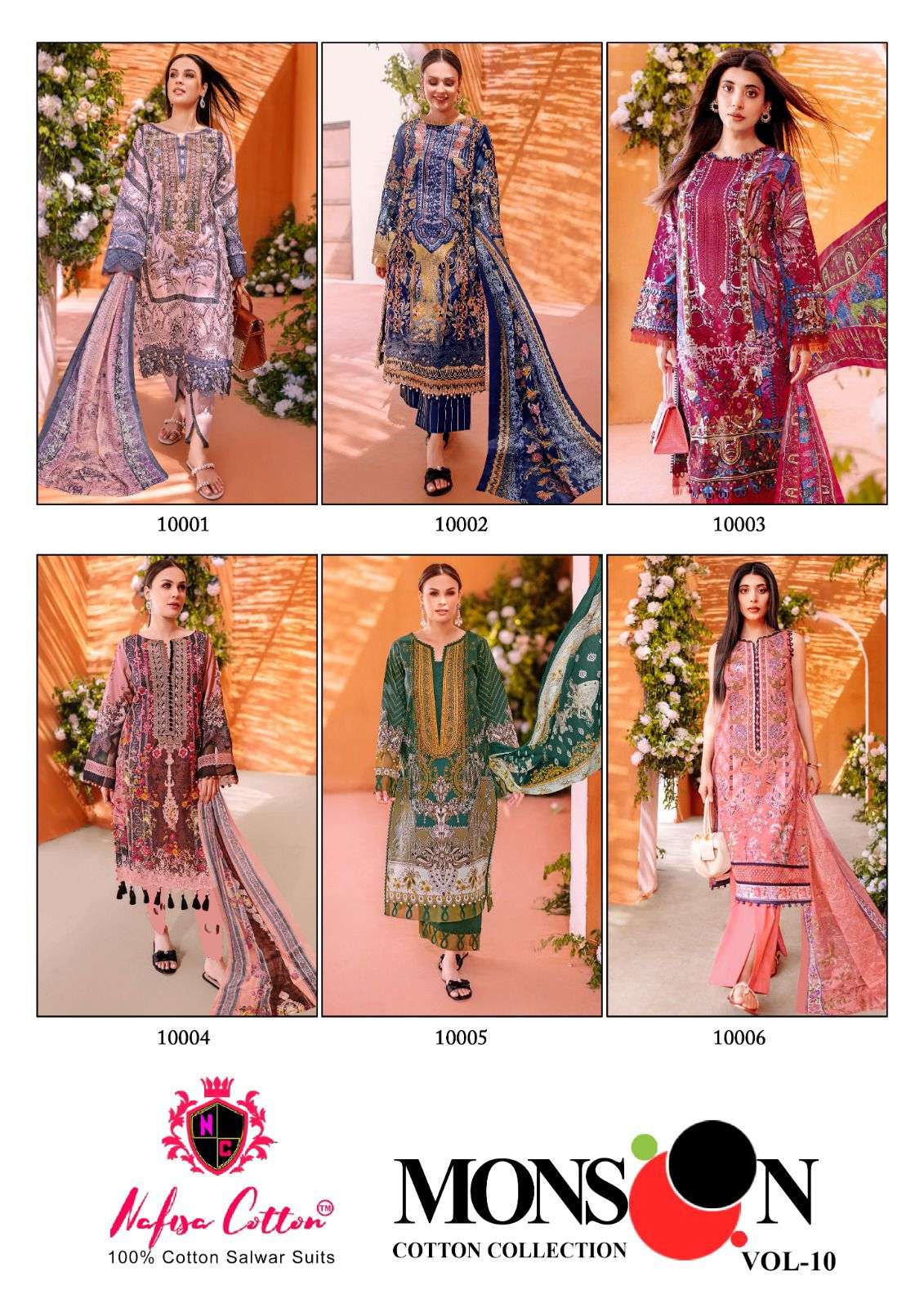 NAFISA COTTON MONSOON COTTON COLLECTION VOL 10