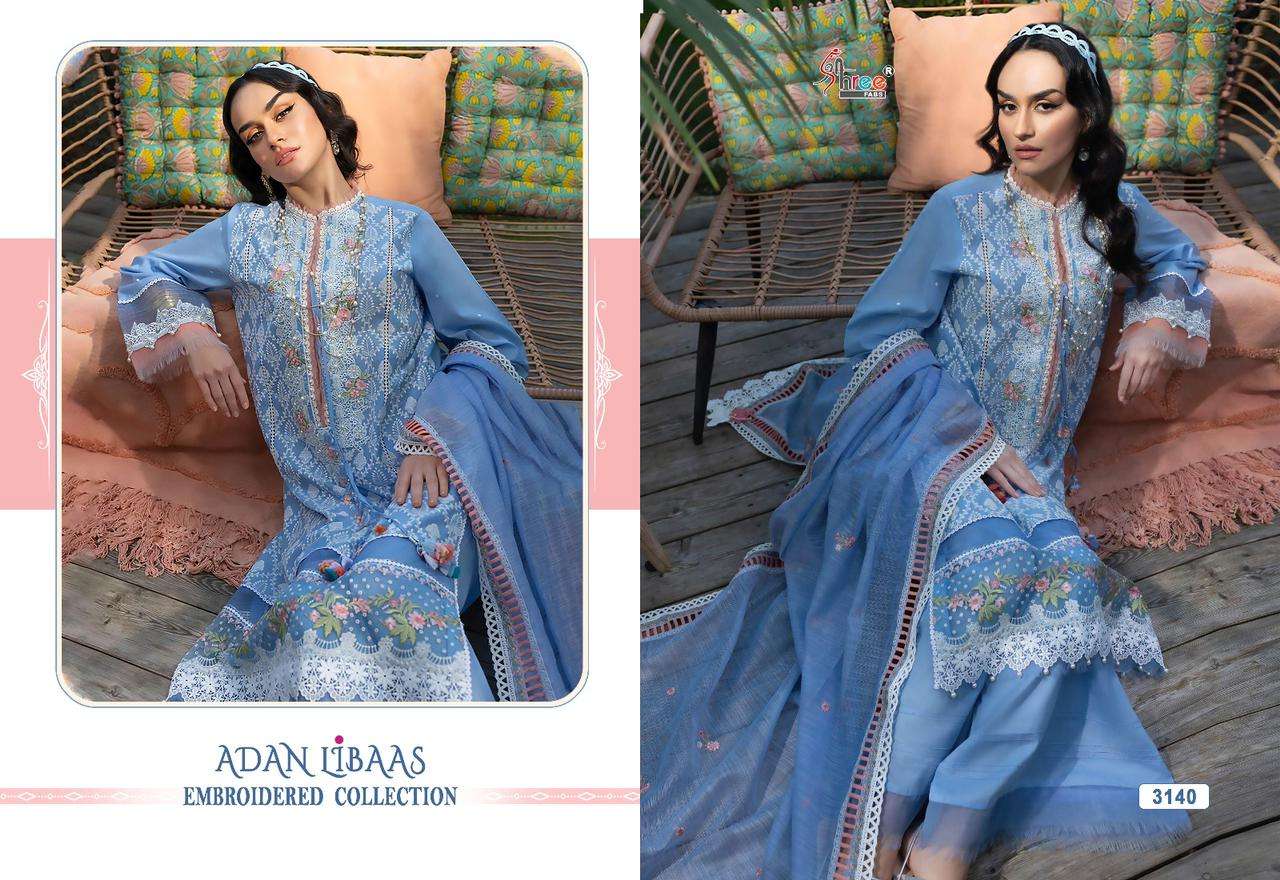 SHREE FABS ADAN LIBAAS EMBROIDERED COLLECTION