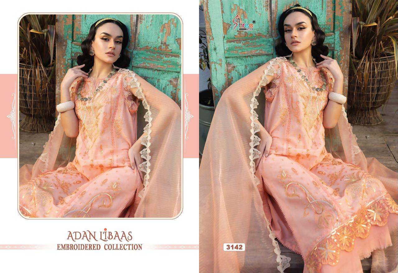 SHREE FABS ADAN LIBAAS EMBROIDERED COLLECTION