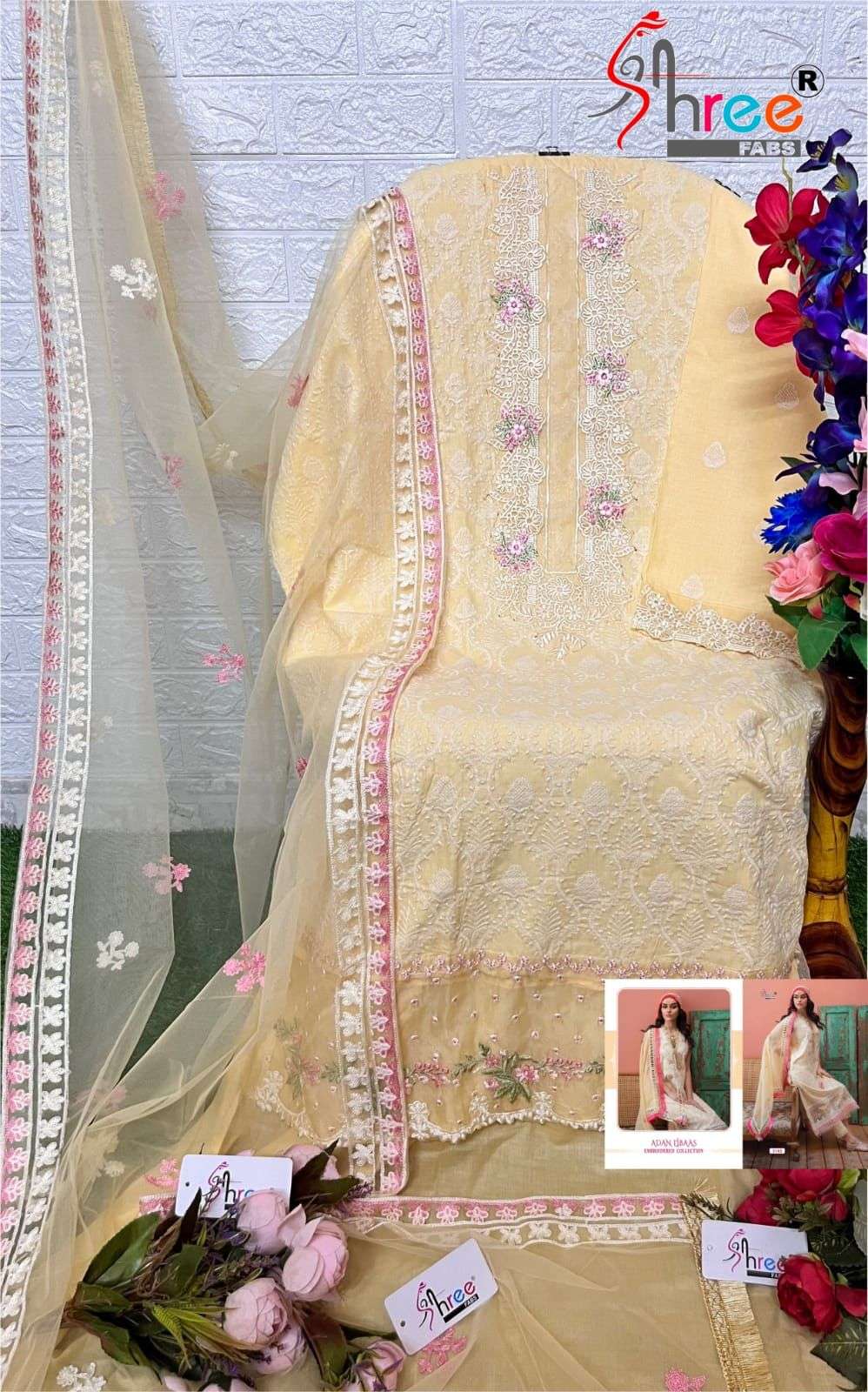 SHREE FABS ADAN LIBAAS EMBROIDERED COLLECTION